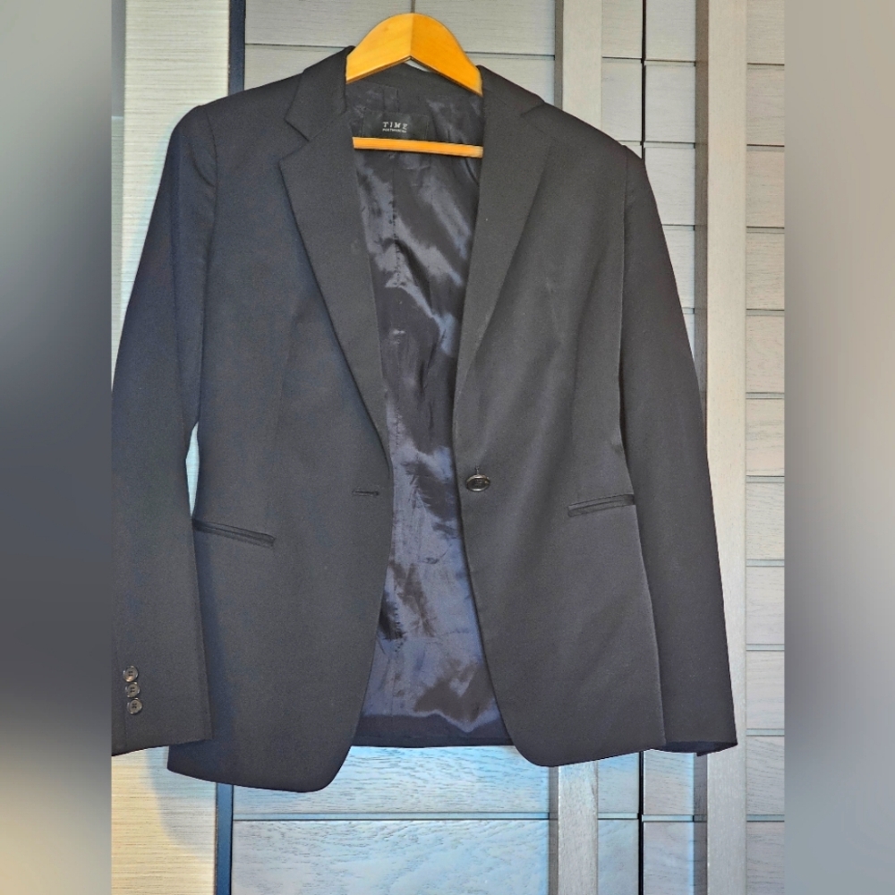 TIME POSTMODERN black jacket blazer XS-M